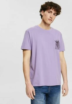 Esprit Herren T-Shirt Print - Lilac