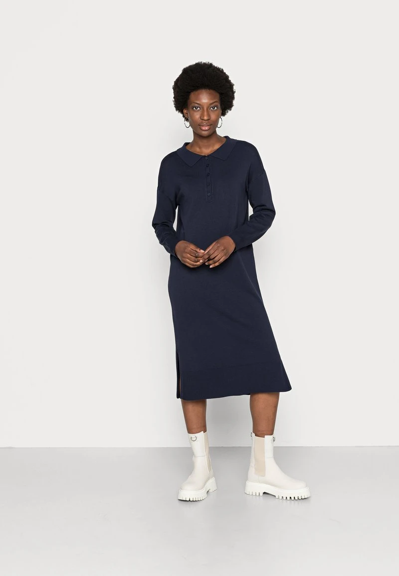 Esprit Damen DRESSES FLAT - Strickkleid - Navy 3 Esprit Damen DRESSES FLAT - Strickkleid - Navy