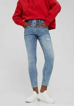 Esprit Damen Jeans Skinny Fit - Blue Medium Washed