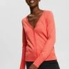 Esprit Damen COO BTTND - Strickjacke - Coral