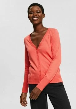 Esprit Damen COO BTTND - Strickjacke - Coral