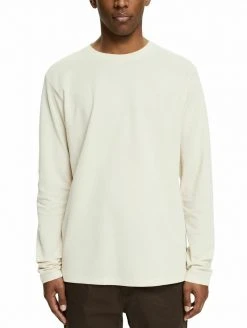 Esprit RECYCELT: MIT FEINER STRUKTUR - Sweatshirt - Cream Beige | Herren -Esprit Verkäufe 2024 ab3ece94c4744e3a87bf9d06ba067840
