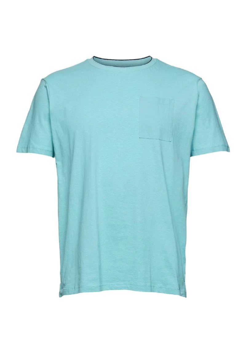 Esprit MIT BRUSTTASCHE - T-Shirt Basic - Light Turquoise | Herren 3 Esprit MIT BRUSTTASCHE - T-Shirt Basic - Light Turquoise | Herren