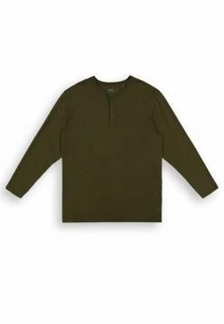 Esprit BIG SIZE FIT - Langarmshirt - Dark Khaki | Herren