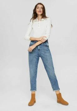 Esprit Damen Langarmshirt - Off White -Esprit Verkäufe 2024 abe555437e1b4ba196e873863a4a3bd6