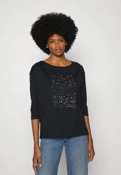 Esprit BOXY - Langarmshirt - Black | Damen