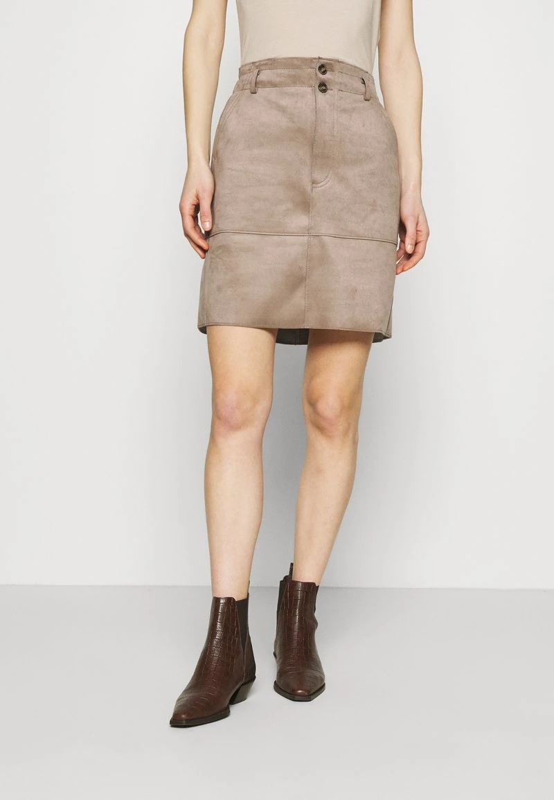 Esprit Damen BONDED - A-Linien-Rock - Taupe 3 Esprit Damen BONDED - A-Linien-Rock - Taupe