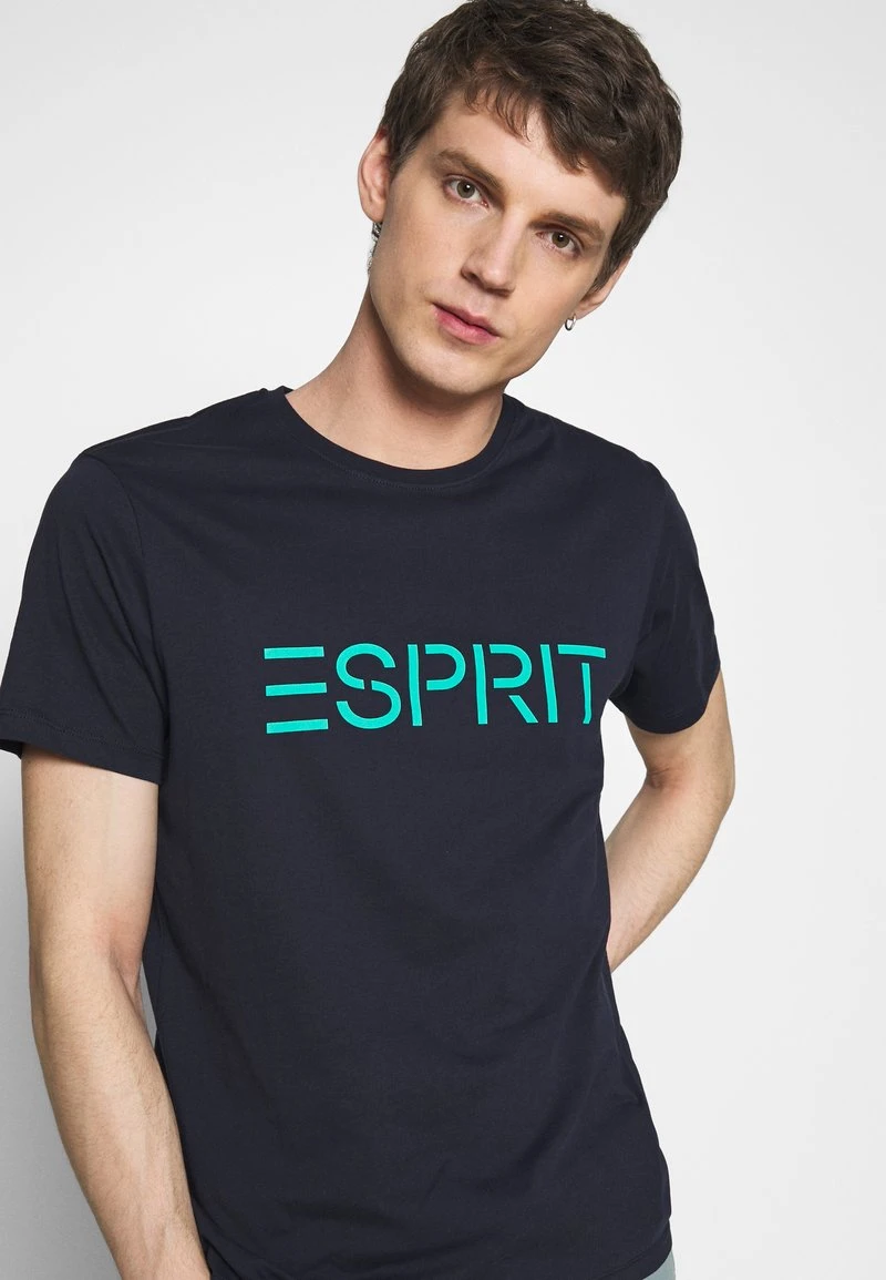Esprit LOGO - T-Shirt Print - Navy | Herren 6 Esprit LOGO - T-Shirt Print - Navy | Herren – Bild 4