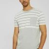 Esprit Herren T-Shirt Print - Light Grey