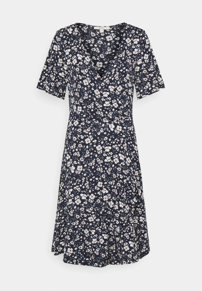 Esprit Damen FRILLS - Jerseykleid - Navy 3 Esprit Damen FRILLS - Jerseykleid - Navy