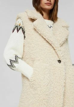 Esprit Damen RECYCELT IN SHEARLING OPTIK - Weste - Beige -Esprit Verkäufe 2024 af3a4678d503475785b1d1d80f35baff