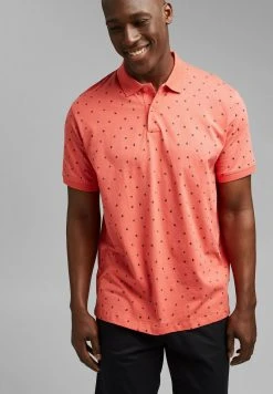 Esprit Verkaufsgeschäft 26 Esprit AOP - Poloshirt - Coral Red | Herren