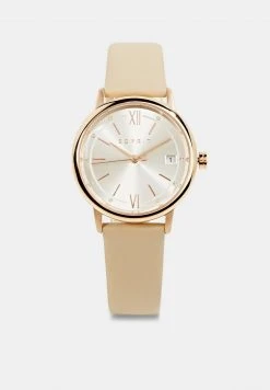 Esprit Damen MIT LEDER ARMBAND - Uhr - Beige -Esprit Verkäufe 2024 af8d7270739b4b53b67dd1b5cd970f1f