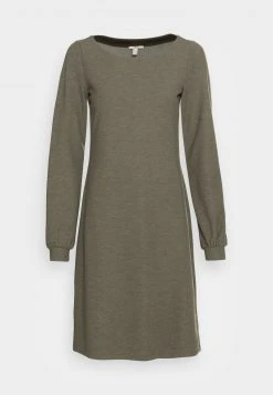 Esprit Damen PUNTO DRESS - Jerseykleid - Dark Khaki -Esprit Verkäufe 2024 b0ca56ed28914c4c922447942b55e609