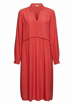 Esprit MIT RÜSCHENKANTE - Blusenkleid - Red | Damen -Esprit Verkäufe 2024 b0e1b1a92a9a47fe94f40d9764d9cb47
