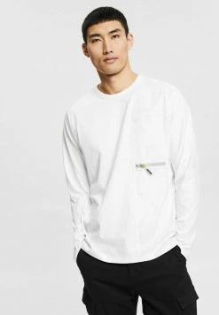 Esprit Herren REGULAR FIT - Langarmshirt - White -Esprit Verkäufe 2024 b1917dc457b64ae2a6d0790030eba7b3
