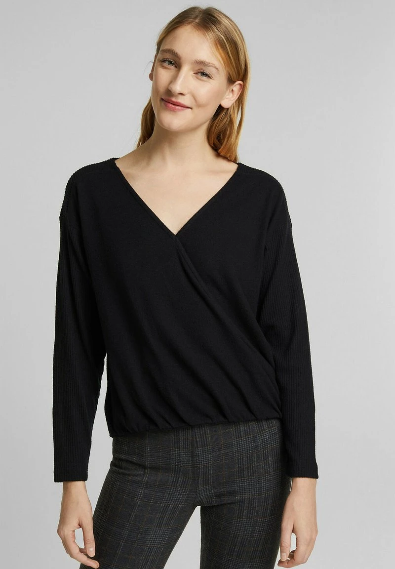 Esprit PER WRAP - Strickpullover - Black | Damen 3 Esprit PER WRAP - Strickpullover - Black | Damen