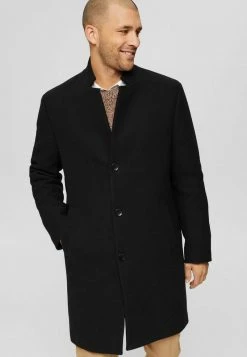 Esprit Herren Klassischer Mantel - Black