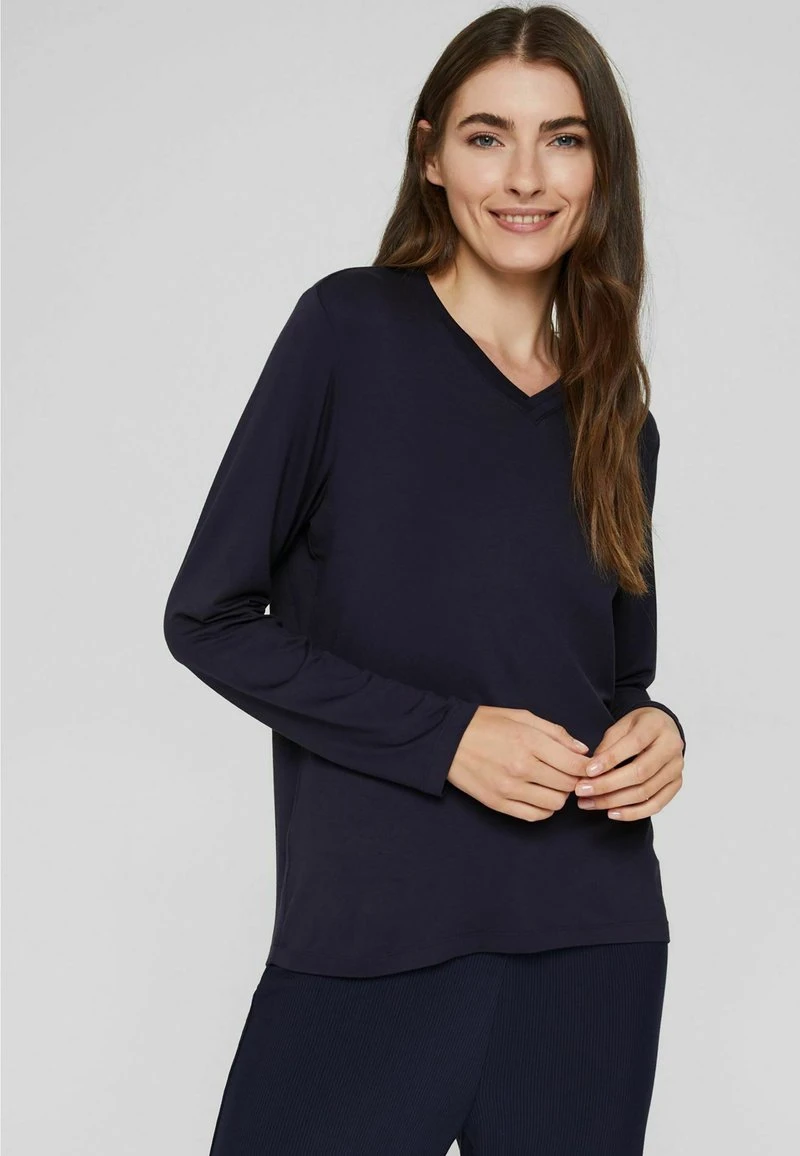 Esprit Damen Nachtwäsche Shirt - Navy 3 Esprit Damen Nachtwäsche Shirt - Navy