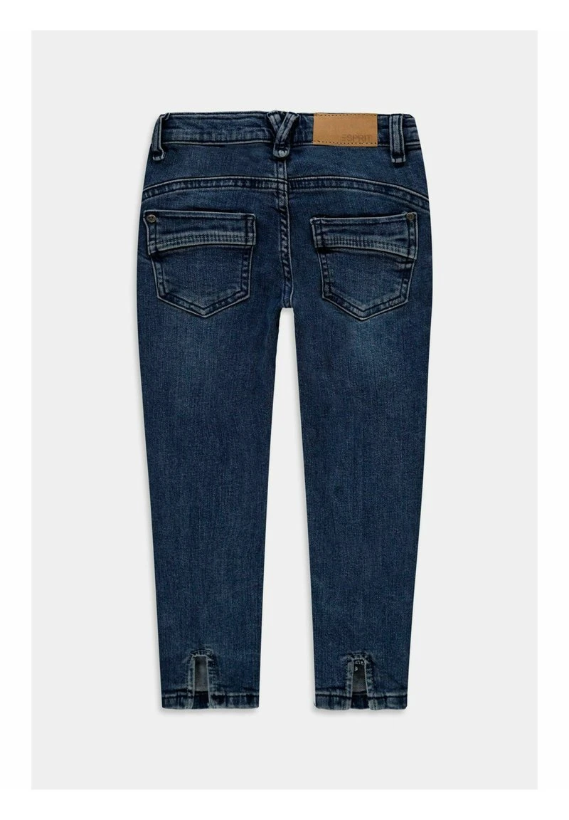 Esprit Kinder RECYCELT: MIT SCHLITZEN UND VERSTELLBUND - Jeans Straight Leg - Blue Dark Washed 4 Esprit Kinder RECYCELT: MIT SCHLITZEN UND VERSTELLBUND - Jeans Straight Leg - Blue Dark Washed – Bild 2
