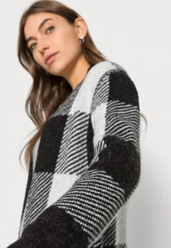 Esprit Damen CHECK CARDIGAN - Strickjacke - Black -Esprit Verkäufe 2024 b256c79a495d4322942010284ec7e181