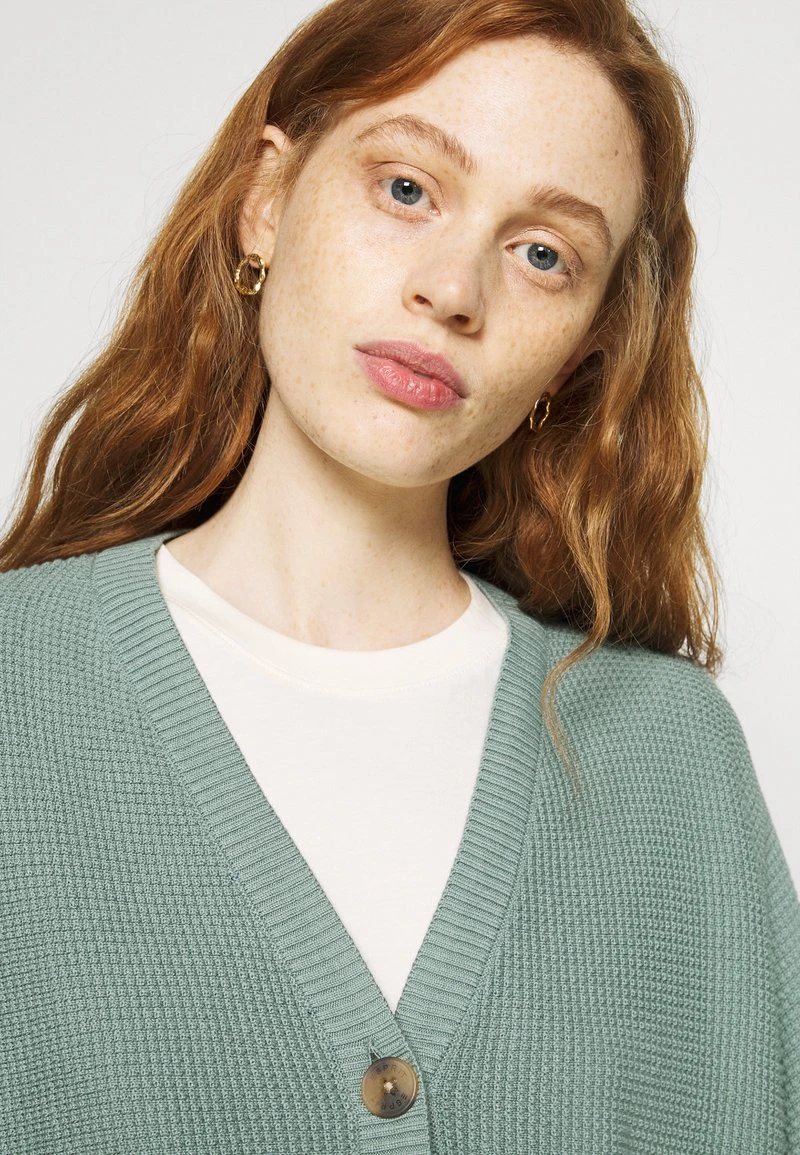 Esprit Damen CORE CARDIGAN - Strickjacke - Dusty Green 6 Esprit Damen CORE CARDIGAN - Strickjacke - Dusty Green – Bild 4