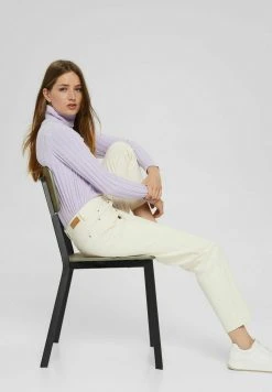 Esprit Damen Stoffhose - Cream -Esprit Verkäufe 2024 b3773a17796940f58b59c9d9a0477e89