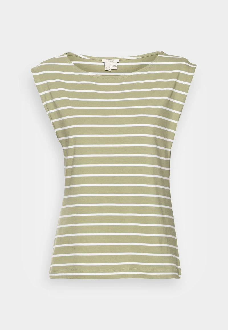 Esprit Damen TEE - T-Shirt Print - Light Khaki 6 Esprit Damen TEE - T-Shirt Print - Light Khaki – Bild 4
