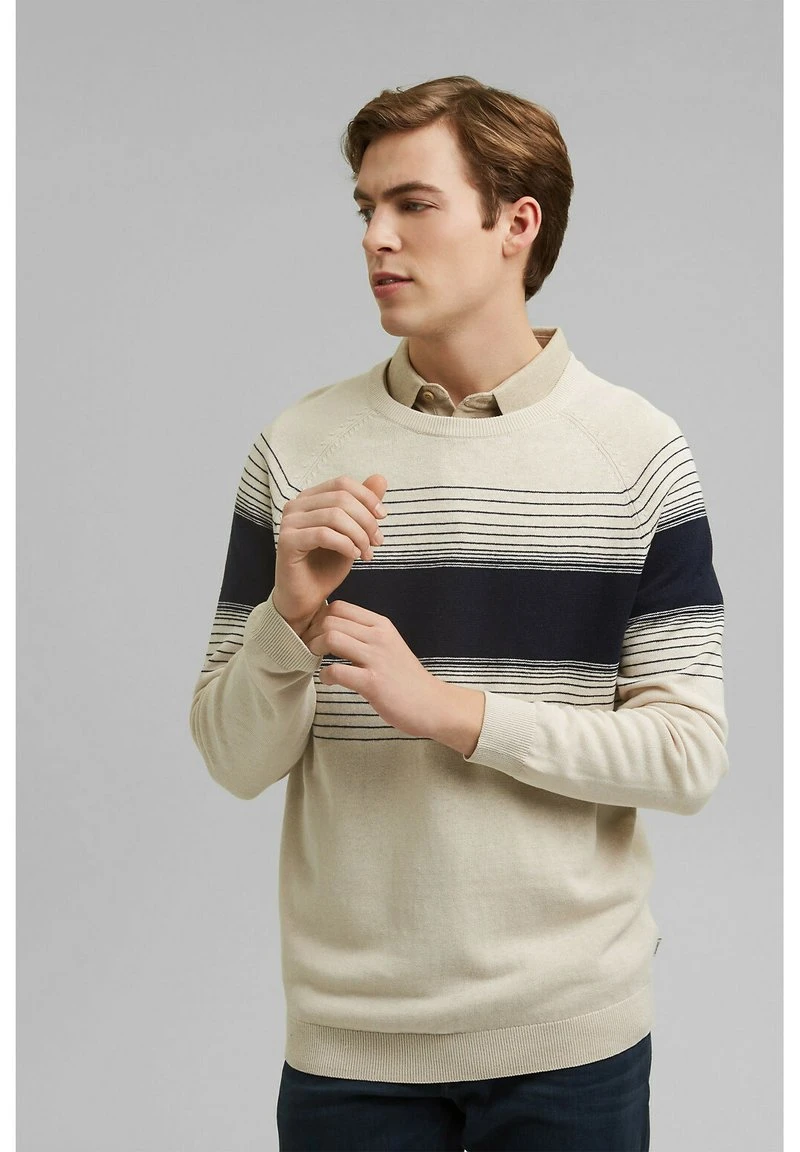 Esprit Herren Strickpullover - Beige 3 Esprit Herren Strickpullover - Beige