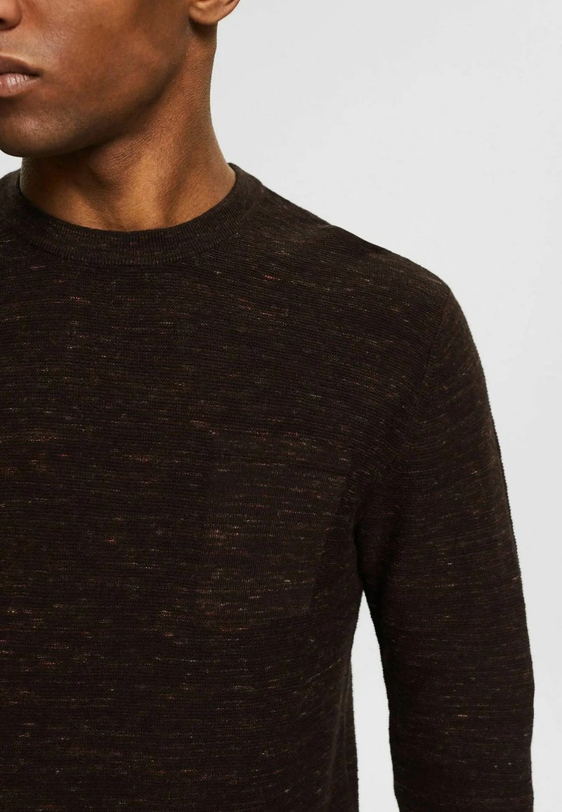 Esprit Herren Strickpullover - Dark Brown 6 Esprit Herren Strickpullover - Dark Brown – Bild 4