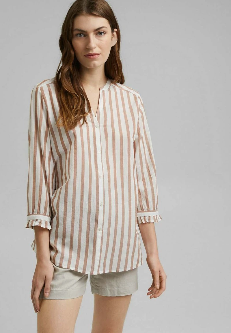 Esprit Damen Bluse - Caramel 3 Esprit Damen Bluse - Caramel