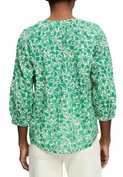 Esprit Damen GEMUSTERTE MIT 3/4 ÄRMELN - Bluse - Mint -Esprit Verkäufe 2024 b51ca6c5510d46aab3935715cb114fec