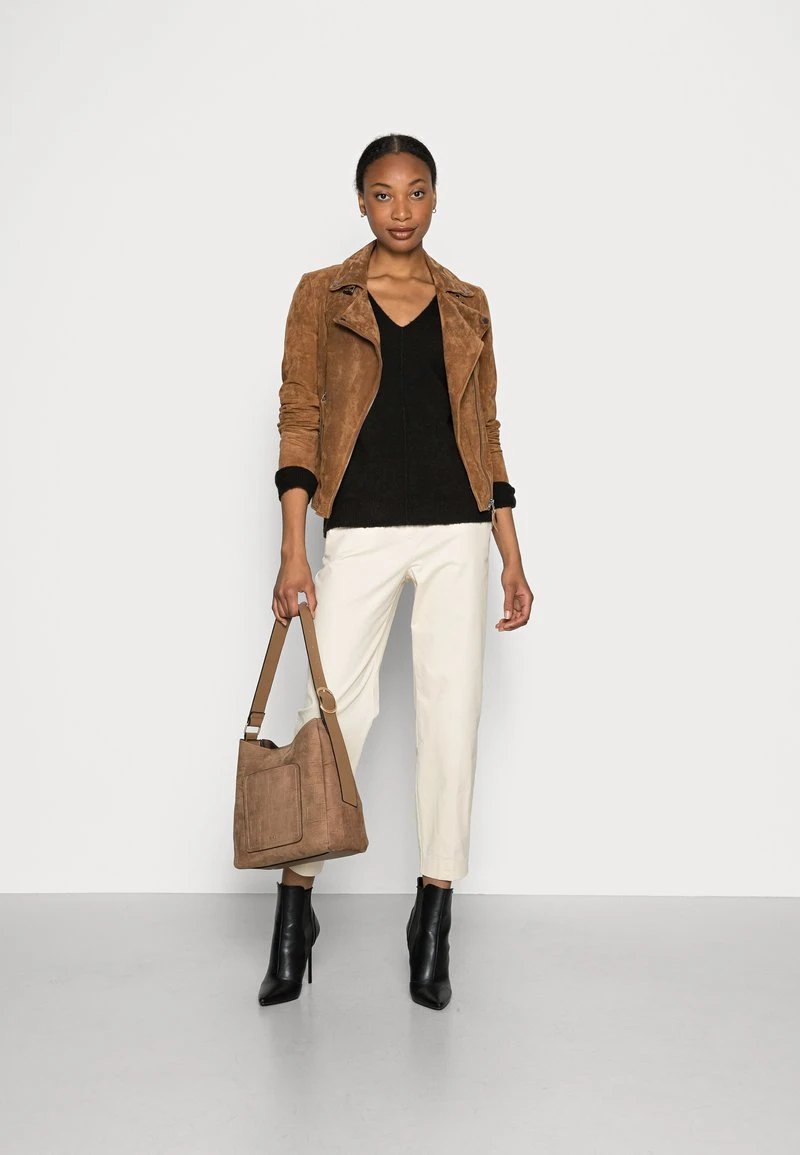 Esprit Damen SWEATERS V NECK - Strickpullover - Black 4 Esprit Damen SWEATERS V NECK - Strickpullover - Black – Bild 2