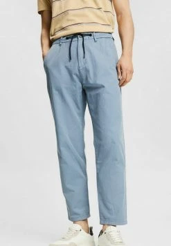 Esprit Herren MIT KORDELZUGBUND - Stoffhose - Blue