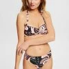 Esprit Damen MIT PAISLEY - Bikini-Top - Black/pink