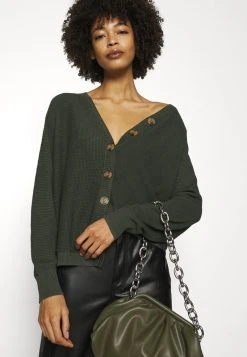 Esprit Damen CORE CARDIGAN - Strickjacke - Khaki Green -Esprit Verkäufe 2024 b7412f278e1e454ab3d09f8af4b43d52