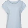 Esprit Damen T-Shirt Basic - Light Blue -Esprit Verkäufe 2024 b817040106984d27aa126db9277fb243