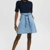 Esprit Damen MIT BINDEGÜRTEL - Jeansrock - Blue Medium Washed -Esprit Verkäufe 2024 b95d639123b14420928b02afe17c6703