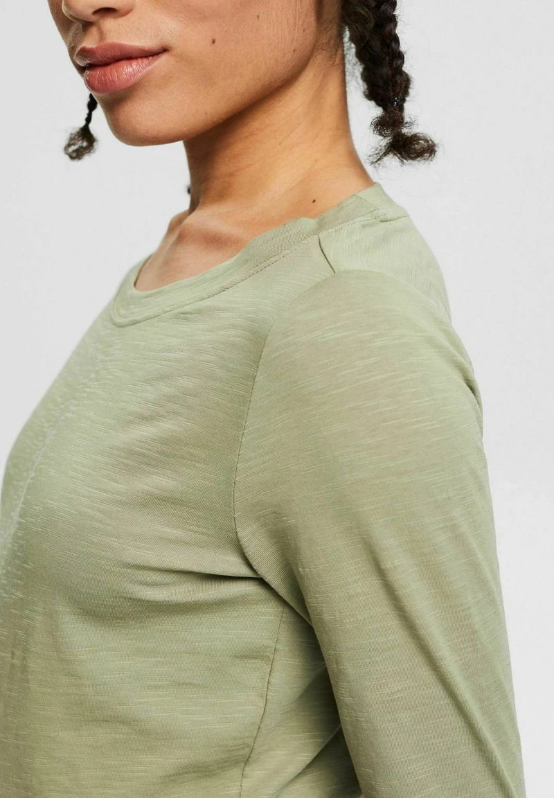 Esprit Langarmshirt - Light Khaki | Damen 6 Esprit Langarmshirt - Light Khaki | Damen – Bild 4