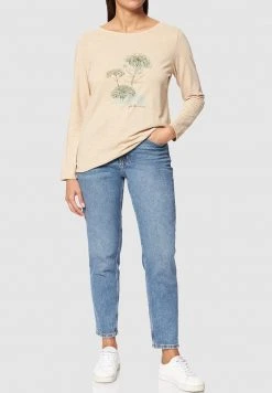 Esprit Langarmshirt - Beige | Damen