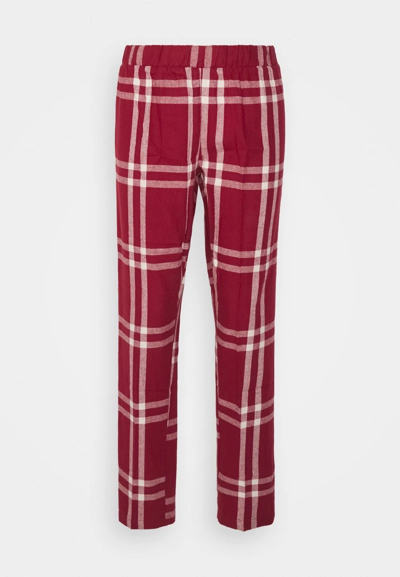 Esprit Damen CHECK LONGSLEEVE LONG PANTS - Nachtwäsche Set - Cherry Red 5 Esprit Damen CHECK LONGSLEEVE LONG PANTS - Nachtwäsche Set - Cherry Red – Bild 3