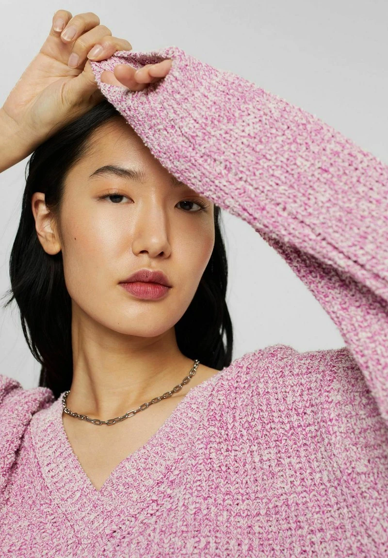 Esprit Damen Strickpullover - Pink Fuchsia 6 Esprit Damen Strickpullover - Pink Fuchsia – Bild 4