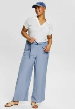 Esprit CURVY - Stoffhose - Light Blue Lavender | Damen -Esprit Verkäufe 2024 ba7e374054ce452a8ccfb87f4029a27d