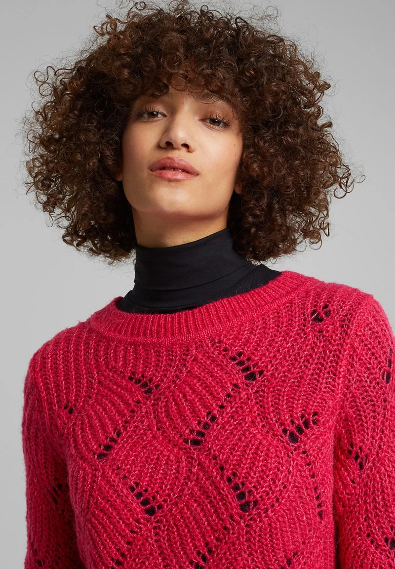Esprit Damen Strickpullover - Pink Fuchsia 9 Esprit Damen Strickpullover - Pink Fuchsia – Bild 7