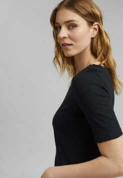 Esprit Damen T-Shirt Basic - Black -Esprit Verkäufe 2024 bb2e6d36eb414a6dbd8d93e8c1465fc8