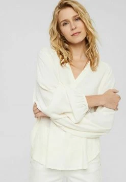Esprit Damen FEMININE - Langarmshirt - Off White