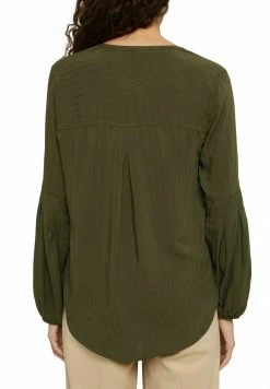 Esprit Damen Bluse - Dark Khaki -Esprit Verkäufe 2024 bd89f8d7730349a49a5488b8d79ed4d2