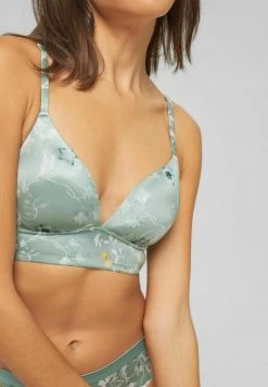 Esprit Damen SILK ROAD PRINT - Triangel BH - Leaf Green