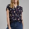 Esprit Damen AOP - Bluse - Navy -Esprit Verkäufe 2024 bdee3f50ade64df9bc0a68e8a357e692