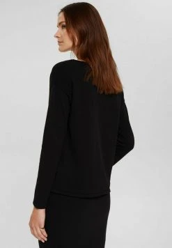 Esprit Damen MIT ROLLSAUM - Strickpullover - Black -Esprit Verkäufe 2024 be0b29ea8923410a83457b2cf10da630